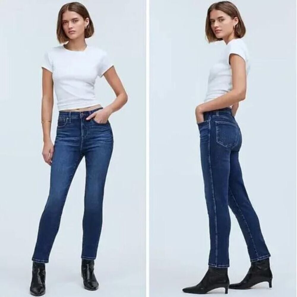 New! Madewell Stovepipe Jeans pendelton wash, size 25